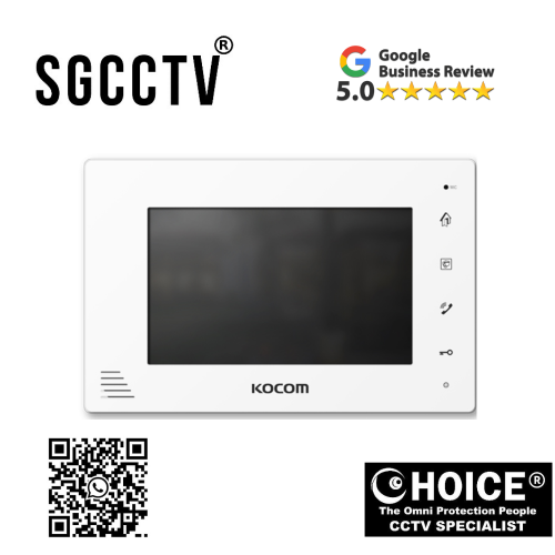 KOCOM MONITOR KCV-C374 7" Color digital LCD monitor Easy to operate using OSD menu and icon button Simple & Compact design NEW