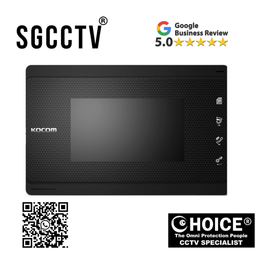 KOCOM LOBBYPHONE K6B LP-70D Call and communication with household & guard phone Video output (*DC 24V ADAPTOR INCLUDED) NEW DB 4 KOCOM MONITOR K6B VP-70C 7 Color digital LCD monitor Internal communication between indoor units Easy to operate using OSD menu NEW