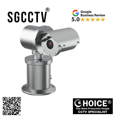 Hanwha Wisenet TNU-6324E 2MP Explosion proof camera 180° Tilt Range IP67, IK10 Rated Max. 2MP (1920 x 1080) resolution Stainless 316L NEW