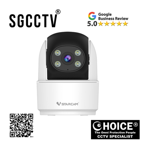 VStarcam CS996 Dual core light panel color night vision ISP image processing technology, preserving true colors Human detection, real time alerts NEW