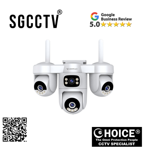 VStarcam CS996 Dual core light panel color night vision ISP image processing technology, preserving true colors Human detection, real time alerts NEW DB 3 VStarcam CS623FR Ultra wide-angle surveillance six-motor PTZ control enables flexible 360° rotation with no blind spots Customizable alarm sound NEW DB