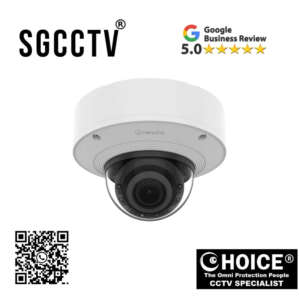 Hanwha Vision XNV-A8085R 5MP AI IR Vandal Dome Camera NEW JJ