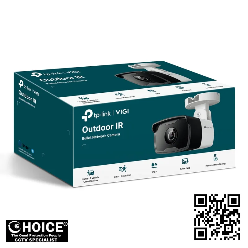 TP-Link VIGI C340I Singapore VIGI 4MP Outdoor IR Bullet Network Camera