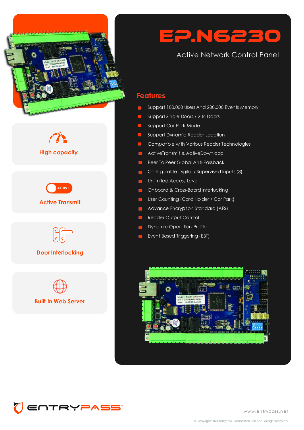 ENTRYPASS N6230 EP.N6230 Network Control Panel Security system supplier Security system installation CCTV Security Camera 7 ENTRYPASS N6230 EP.N6230 Network Control Panel Security system supplier Security system installation CCTV Security Camera - Image 7