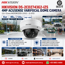 HIKVISION DS-2CD2743G2-IZS 4MP 2K AcuSense DEEP-LEARNING Motorized Varifocal Dome Network Camera CCTV Security Camera 1 HIKVISION DS-2CD2743G2-IZS 4MP 2K AcuSense DEEP-LEARNING Motorized Varifocal Dome Network Camera CCTV Security Camera