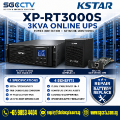 KSTAR UPS XP-RT3000S 3KVA ONLINE UPS MESILIX Batteries XP-RT72BC UDC1-10K SNMP Network Card UPS Repair Battery Replace