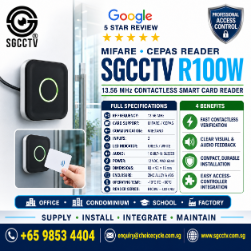 SGCCTV R100W MIFARE CEPAS READER Control Panel Security system supplier Security system installation CCTV Security Camera 1 SGCCTV R100W MIFARE CEPAS READER Control Panel Security system supplier Security system installation CCTV Security Camera