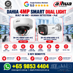 DAHUA CCTV Camera Replace Upgrade DH-IPC-HDBW1439E1-A-IL DH-IPC-HFW1439S1-A-IL IP 4MP PoE Microphone Colour Night Vision