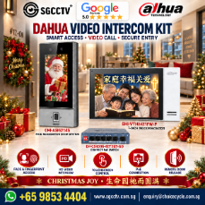 DAHUA DHI-ASI6214S DHI-VTH2421FW-P DH-CS4006-4ET2GT-60 DAHUA Face Recognition Access Control Video Intercom Singapore