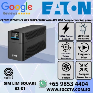 EATON 5E1200UI EA UPS 1200VA 720W with AVR USB port Reliable silent backup for PCs servers NVRs Compact design Repair replace Singapore NN 2 EATON 5E1200UI EA UPS 1200VA 720W with AVR USB port Reliable silent backup for PCs servers NVRs Compact design Repair replace Singapore NN - Image 2
